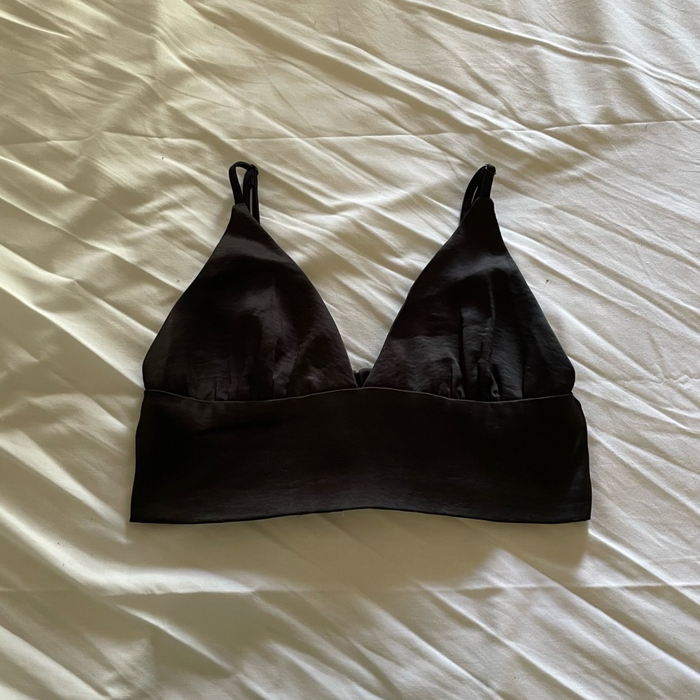 Black crop top